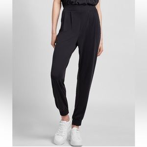 Express Super High Waisted Silky Sueded Joggers
